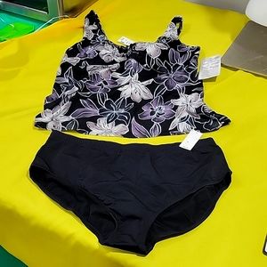 2 piece Skirtini Swim Suit
